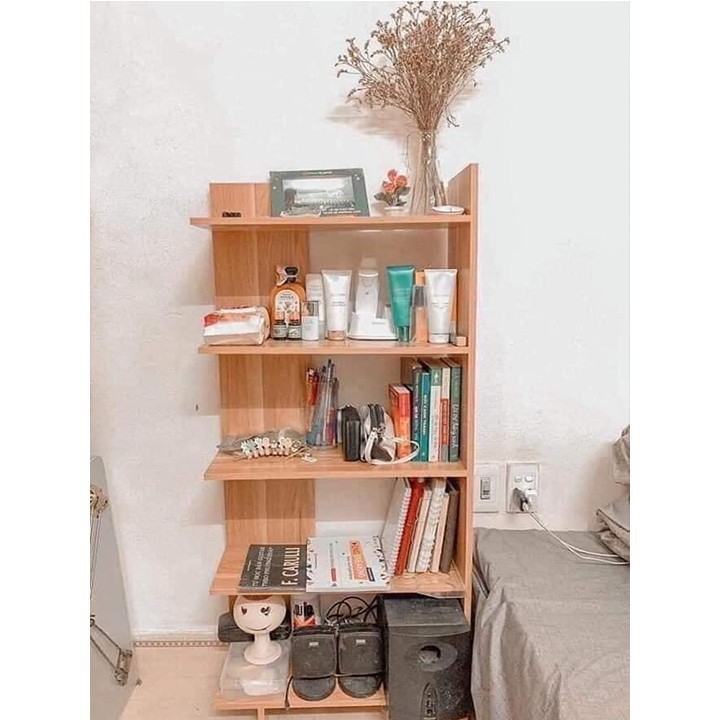 Kệ Góc Tường 5 Tầng Gỗ - Giá Sách Phòng Làm Việc 1997store_vn , KT 80 x 45 x 25 cm - Chất Lượng Tốt - Bảo Hành 12 Tháng