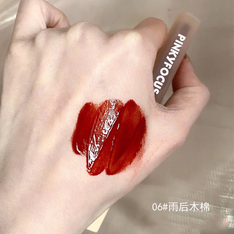 Son kem dream màu nhung cao cấp Pinkyfocus dưỡng ẩm kháng nước lip glaze