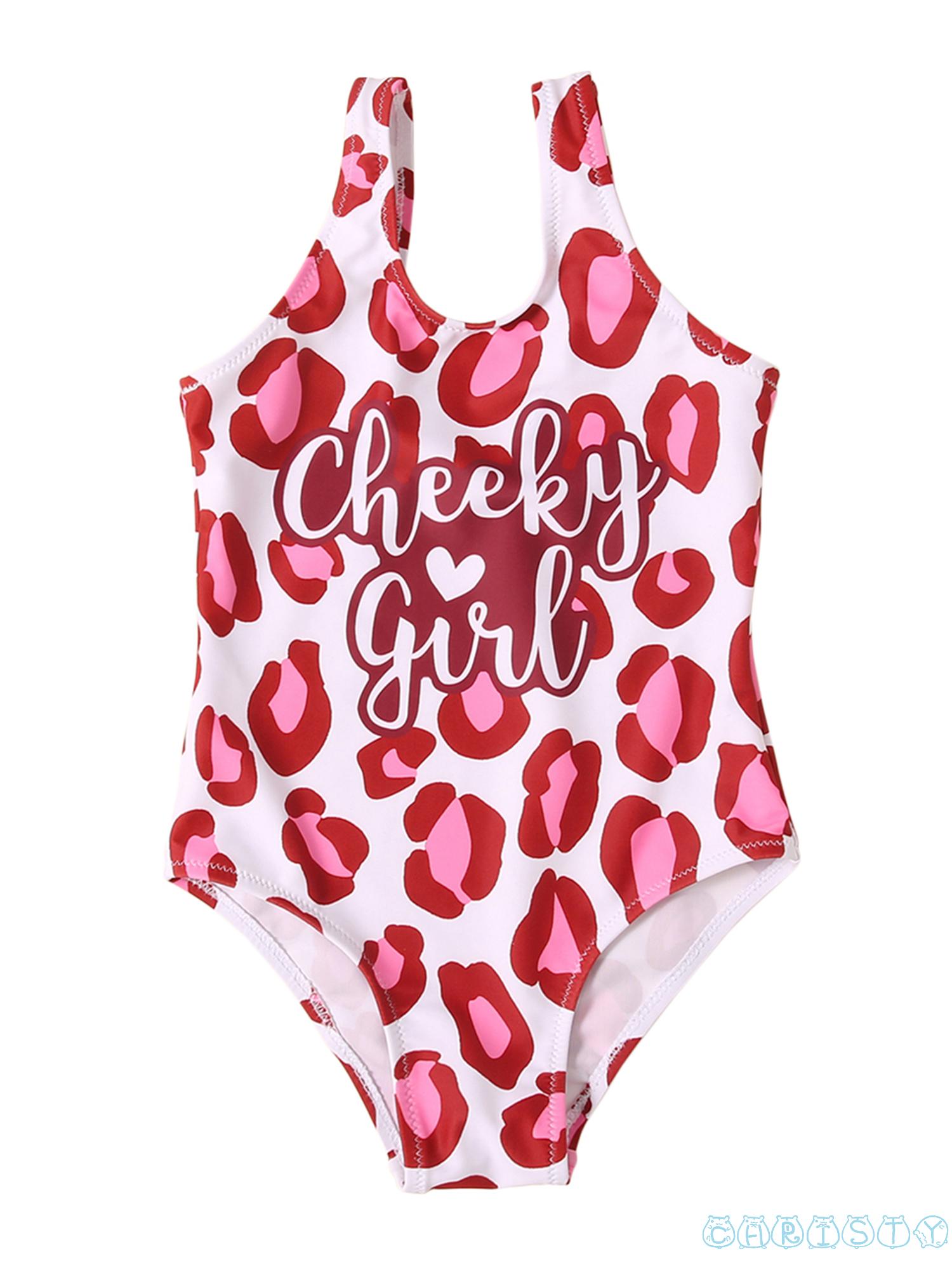 Áo Bơi Liền Quần Họa Tiết Da Báo Đáng Yêu Cho Bé Gái | BigBuy360 - bigbuy360.vn