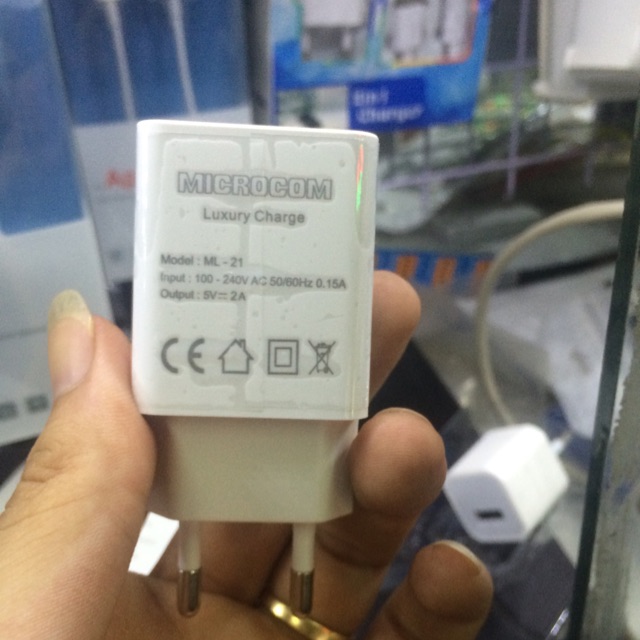 Củ sạc 2a microcom chính hãng bh 12t