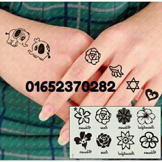 Hình xăm dán tattoo  vạn vật  trăng sao ký hiệu