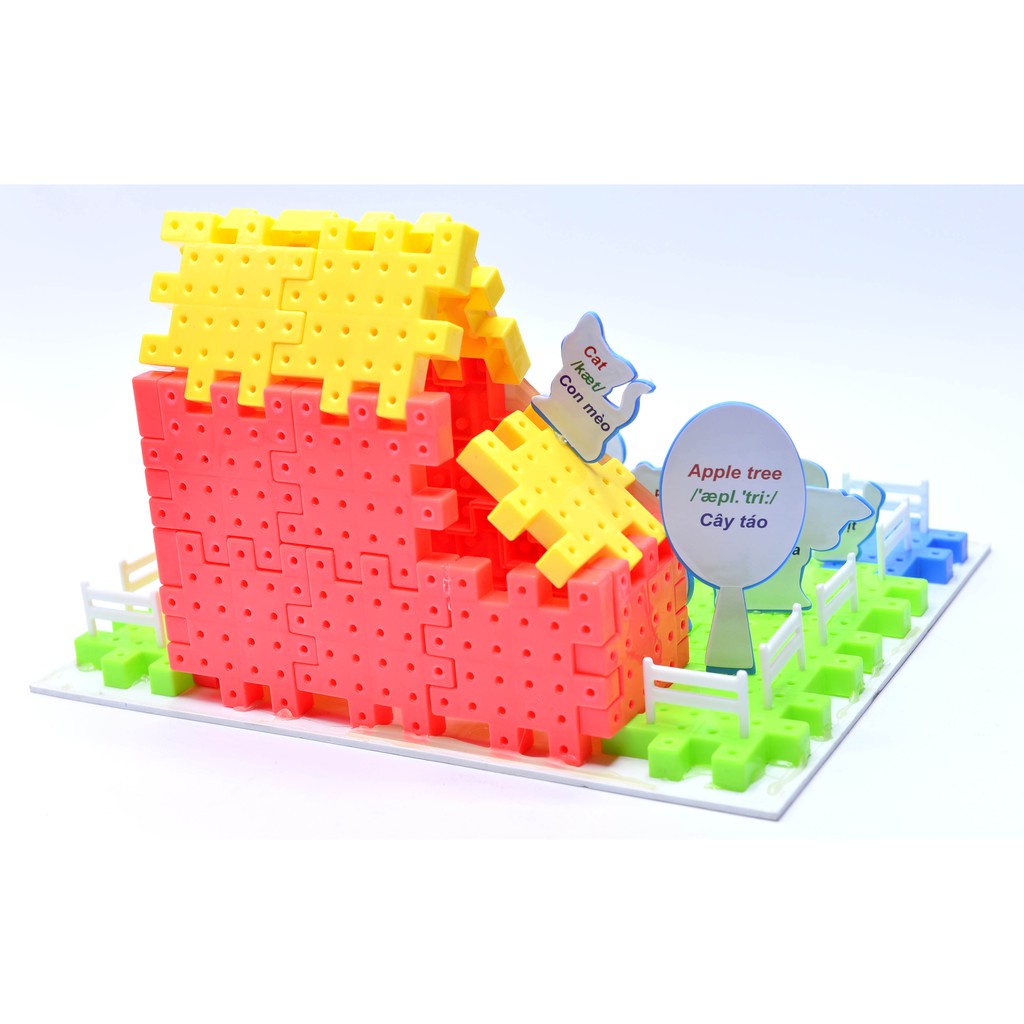 Bộ đồ chơi mô hình khám phá, xây dựng nông trại 94 chi tiết