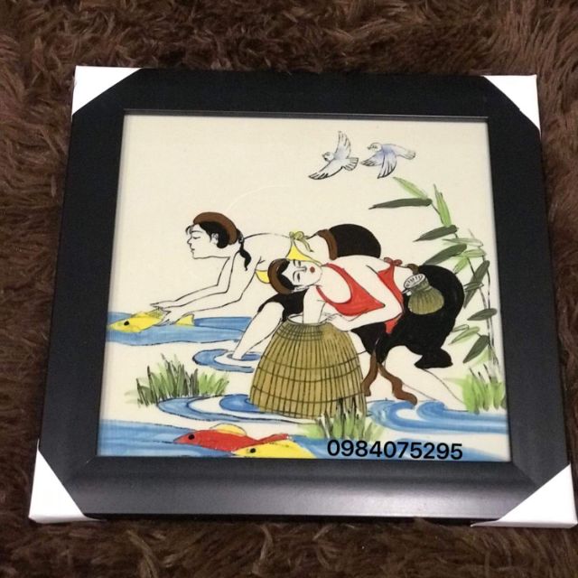 Tranh gốm sứ bát tràng