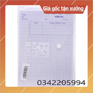Giấy kiểm tra Hồng Hà- Tập giấy kiểm tra cấp 1, cấp 2 gồm 50 tờ đôi