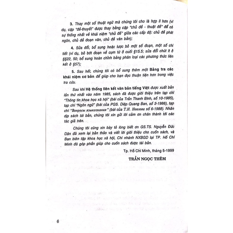 Sách- Hệ Thống Liên Kết Văn Bản Tiếng Việt