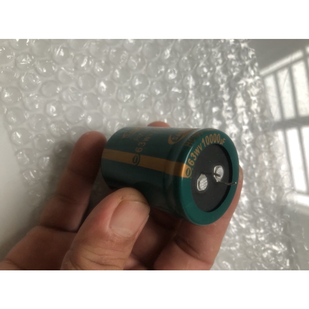 TỤ LỌC NGUỒN AMPLY 63V- 10000 µF-SAMWHA THƯỜNG