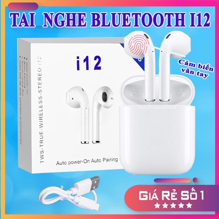 [FREESHIP] TAI NGHE BLUETOOTH - Tai Nghe Iphone i12 - Thời Gian Chờ 120 Tiếng - PHỤ KIỆN CÔNG NGHỆ HÀ NỘI - 22001