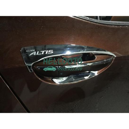 ốp tay nắm hõm cửa ALTIS 2014-2018 mạ crom