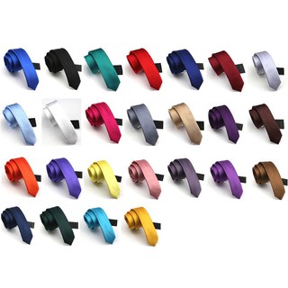 Cavat caravat cà vạt trơn bóng nhiều màu