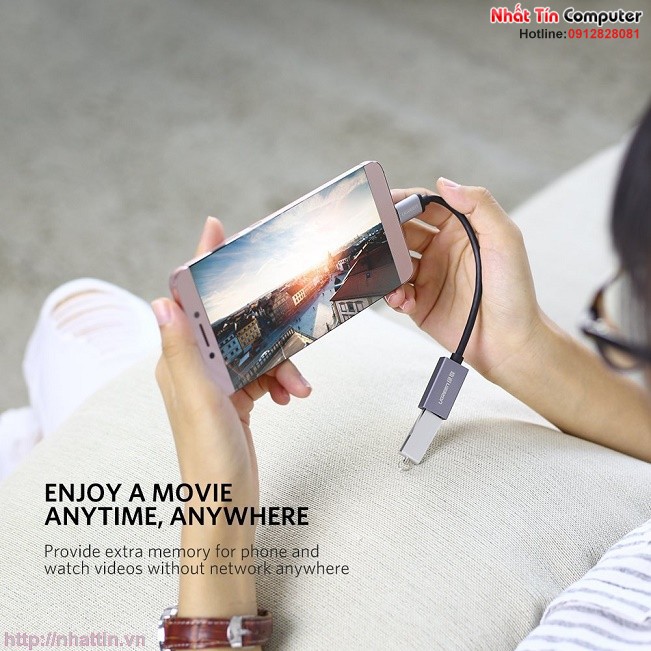 Cáp OTG USB Type-C chính hãng Ugreen 30646 cao cấp | BigBuy360 - bigbuy360.vn