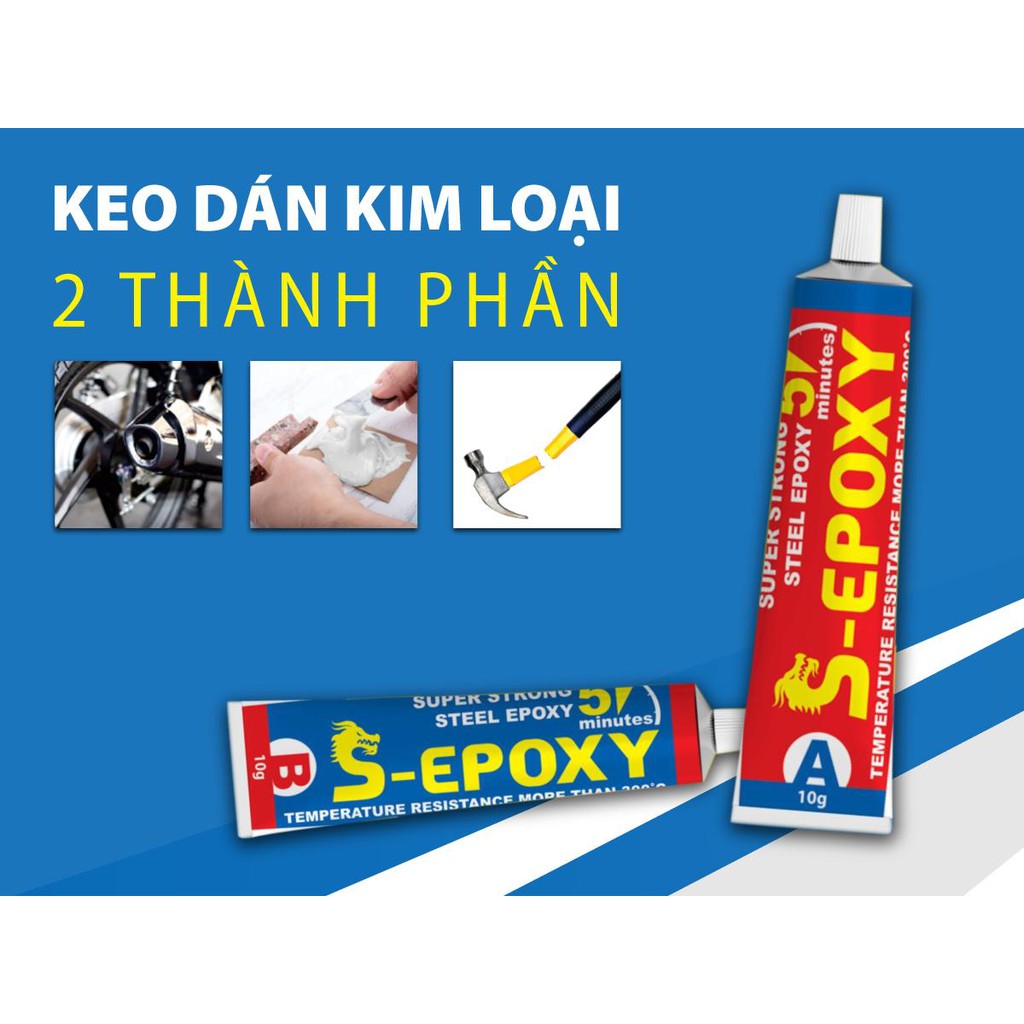 Keo dán kim loại S-Epoxy