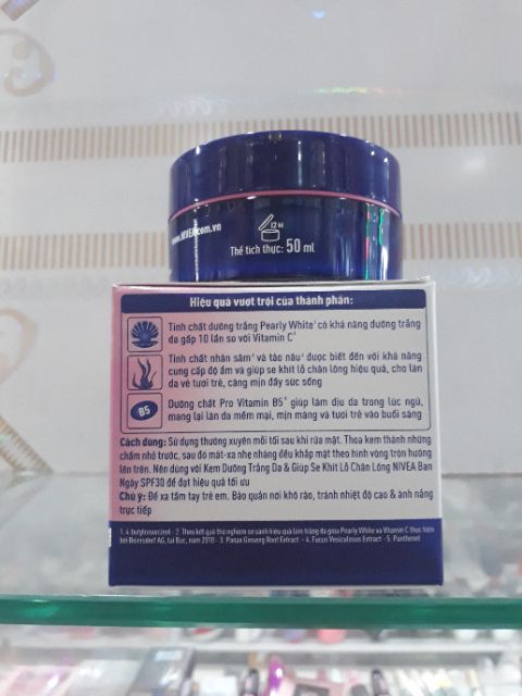 KEM DƯỠNG TRẮNG DA  NIVEA BAN ĐÊM 50ml