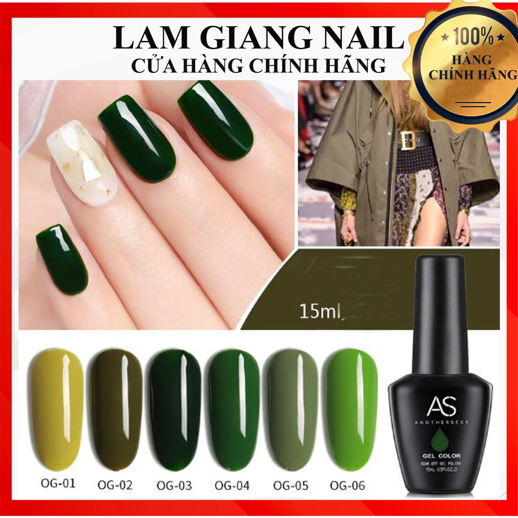 Sơn gel AS set 6 màu OG