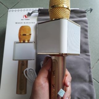Mic Hát Karaoke Bluetooth YS-11 Hàng Chuẩn Hút Âm Tốt, Âm Trong Veo