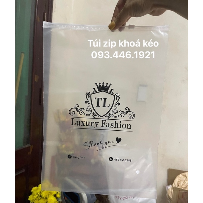 túi zip khoá in theo yêu cầu số lượng ít từ 1kg