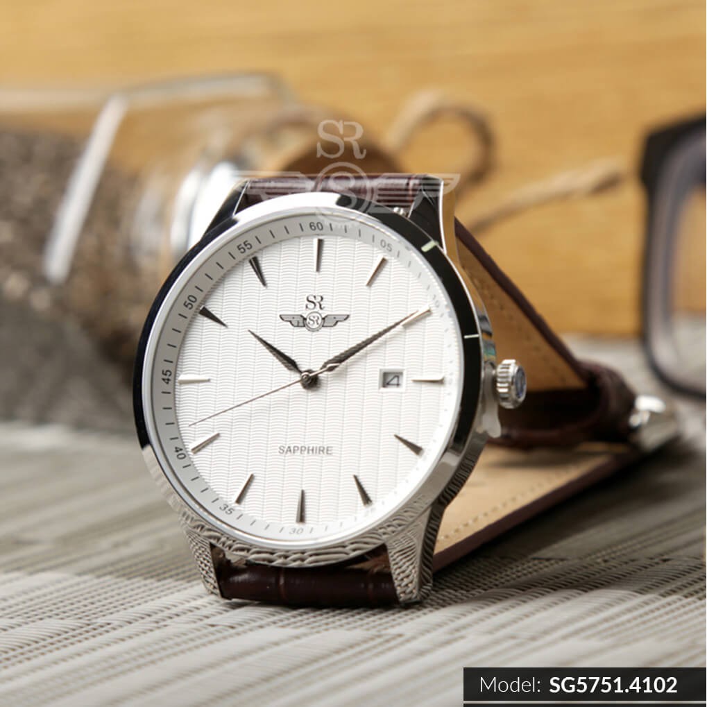 Đồng hồ nam SRWATCH Classic SG5751.4102 Mặt kính Sapphire Chống trầy Chống nước sang