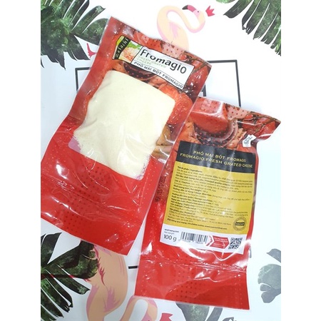 Bột Phô mai trắng ⚡ LOẠI NGON ⚡100g bột phô mai Parmesan Fromagio chế biến các món ăn siêu ngon