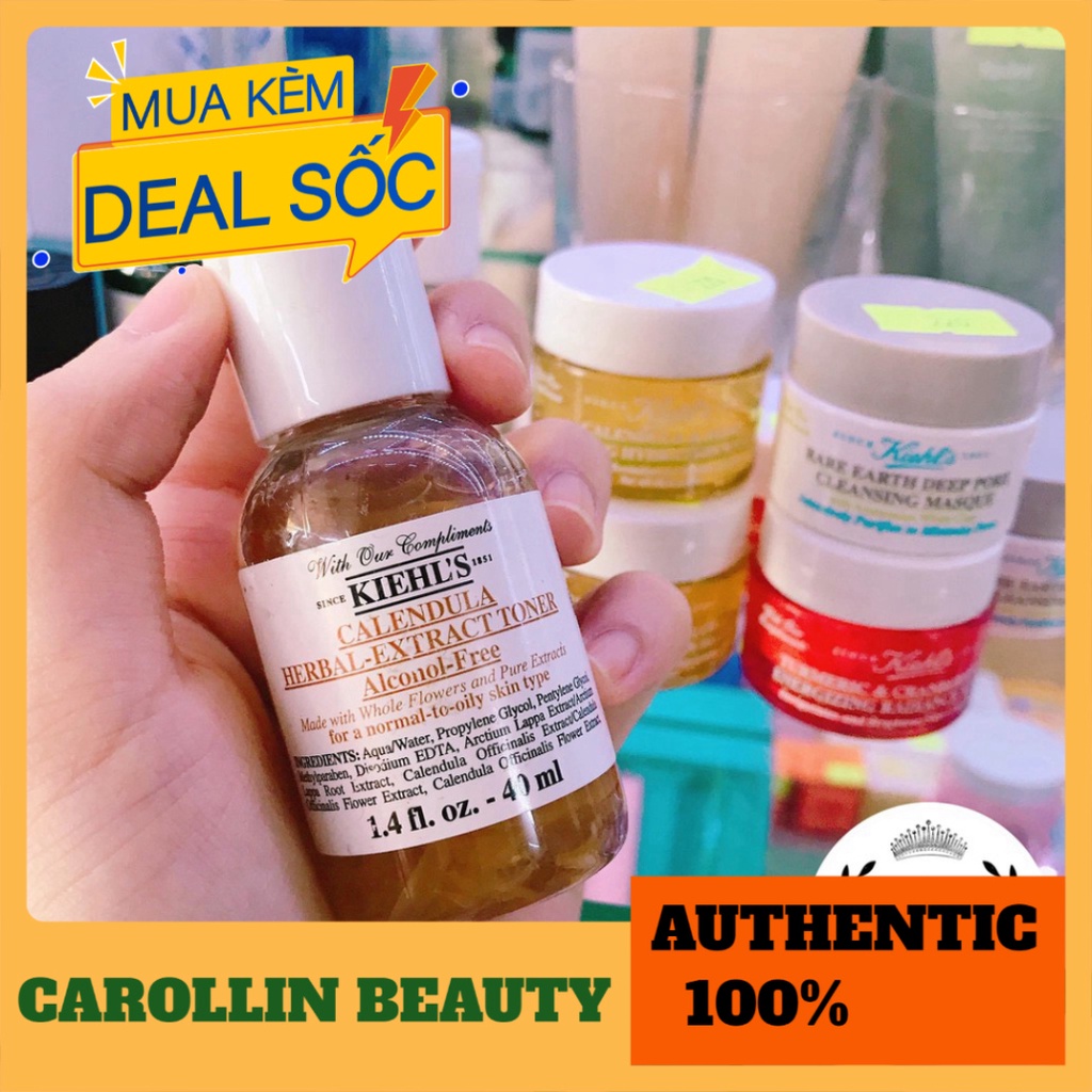 Nước hoa hồng 💖 FREESHIP 💋 Toner Cúc Kiehl's 40ml chính hãng [ Minisize ] CAROLLIN BEAUTY | BigBuy360 - bigbuy360.vn