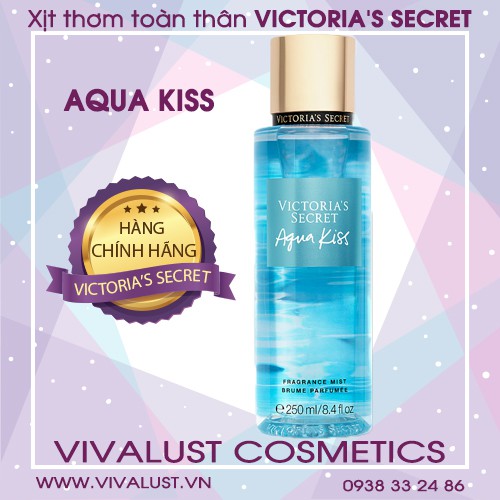 Xịt thơm toàn thân ĂQUA KISS - Victoria's Secret