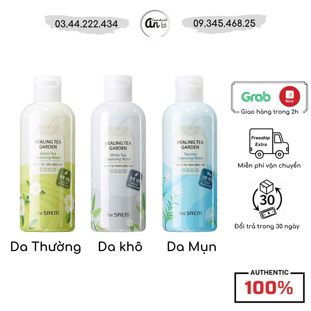 Nước Tẩy Trang The Saem Healing Tea Garden Cleansing Water 300ml