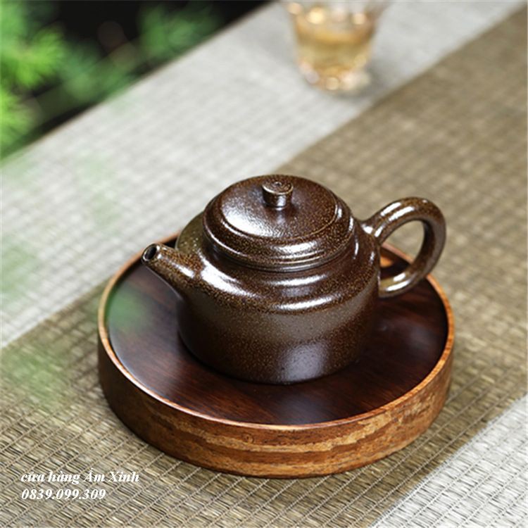 Ấm Tử Sa Nghi Hưng Đức Chung Hỏa Biến 200 ml