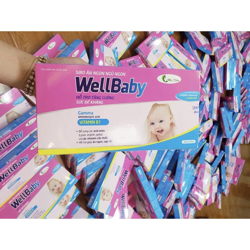 Siro Ăn Ngon Ngủ Ngon Wellbaby Hộp 20 Ống