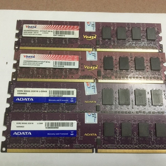 Ram2 2g buss 800 DDR2 cho máy bàn