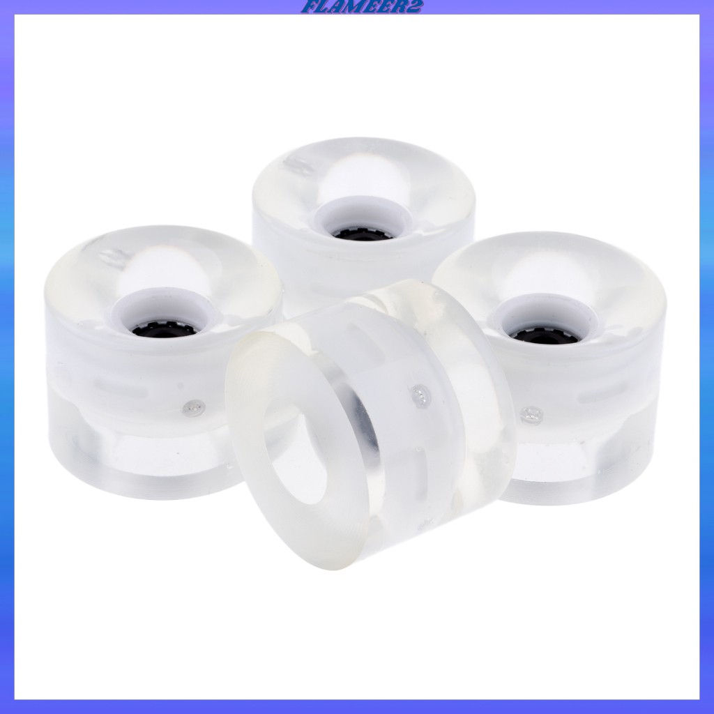 Bộ 4 Bánh Xe Ván Trượt 60mm Đèn Flash 78A