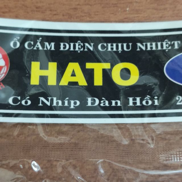 Ổ cắm điện 3 lỗ HATO chịu nhiệt, dây 3M, công suất 2200W