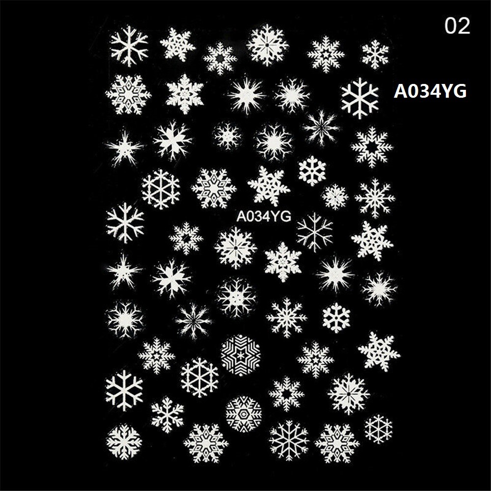 Nhãn dán 3D dạ quang trang trí móng tay