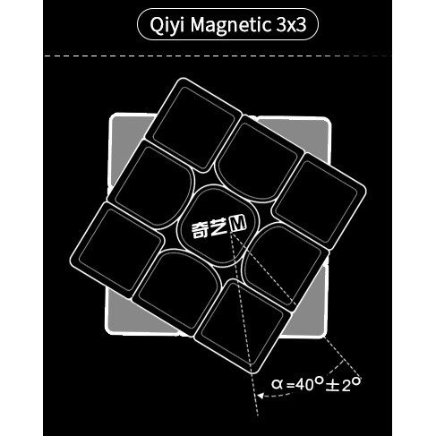 Rubik 3x3 QiYi MS 3x3x3 Có Nam Châm