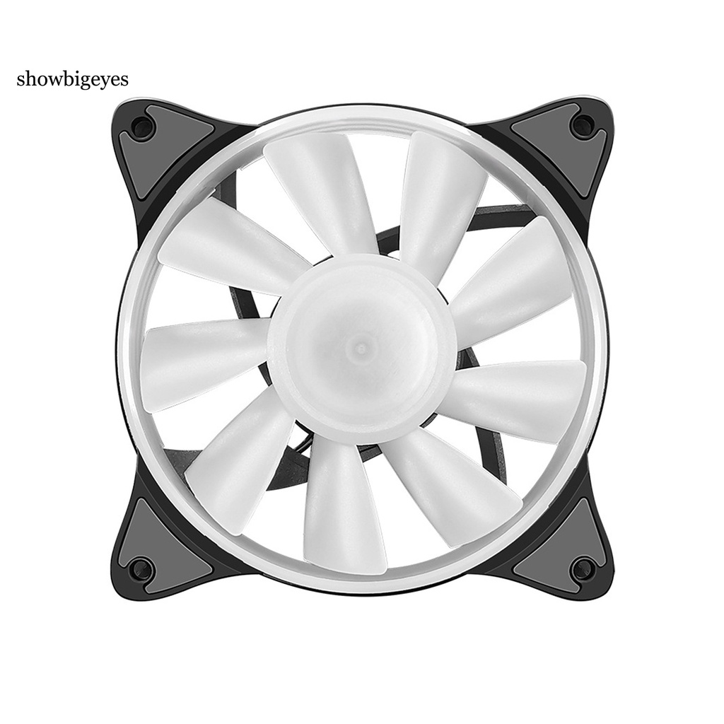SGES 120mm RGB Cooling Fan Colorful Computer Radiator 5V ARGB for PC