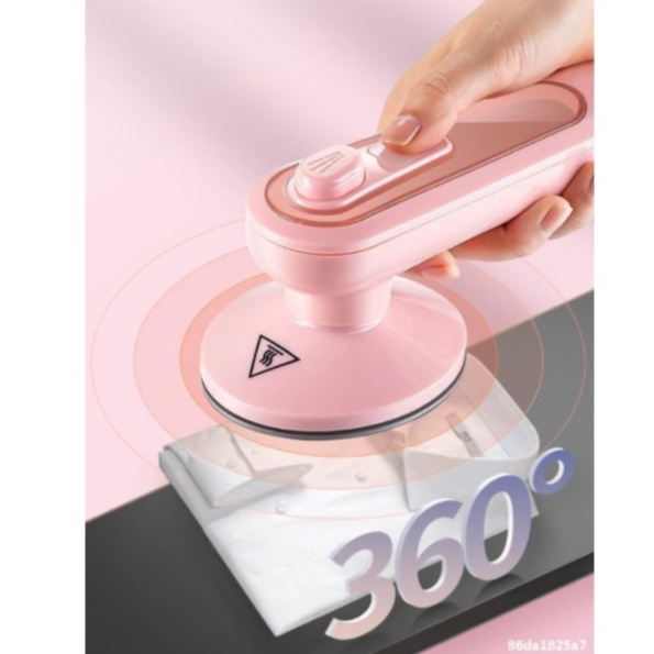 Bàn là hơi nước cầm tay mini 360 độ loại tốt [BÀN ỦI XOAY]
