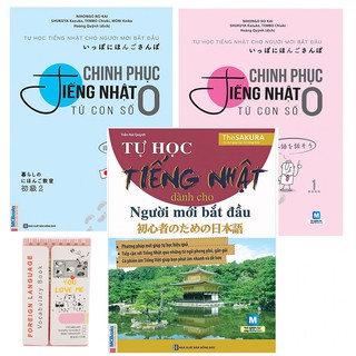 Combo Chinh Phục Tiếng Nhật Từ Con Số 0 Tập 1 + Tập 2 + Tự Học Tiếng Nhật Dành Cho Người Mới Bắt Đầu
