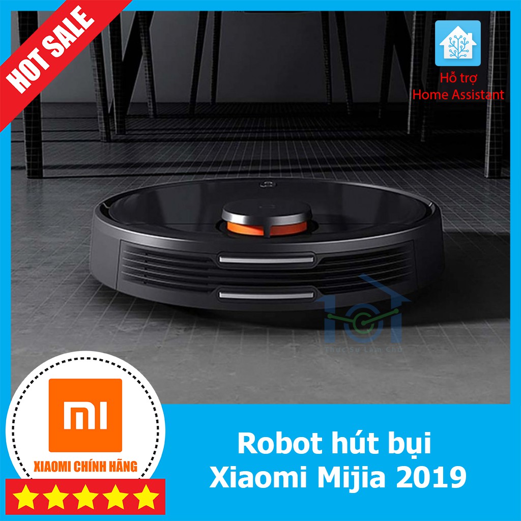 Robot hút bụi + lau nhà Xiaomi Mijia Gen 2 - Mop Pro, lực hút mạnh, lau nhà hút bụi đồng thời.