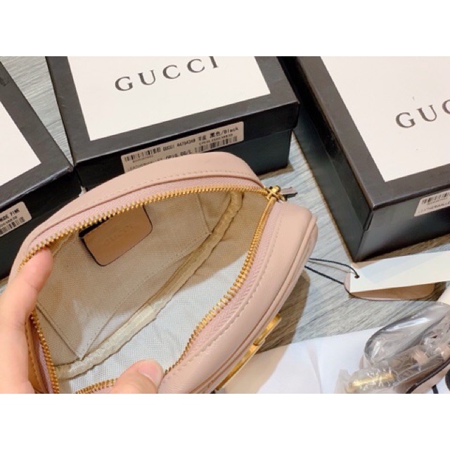 Túi GUCCI BELT BAG SUPER VIP‼️ fullbox , túi vải , card màu hồng nude đeo hông bao tử