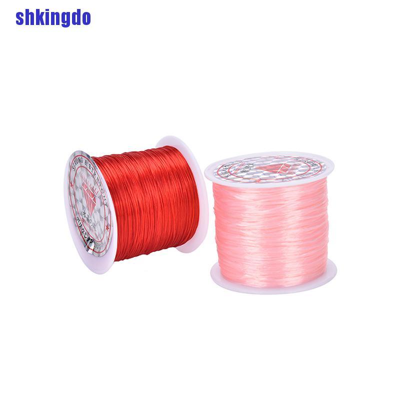 Cuộn Dây Cước Co Giãn Dùng Làm Vòng Tay / Vòng cổ 0.5mm Dài 50m