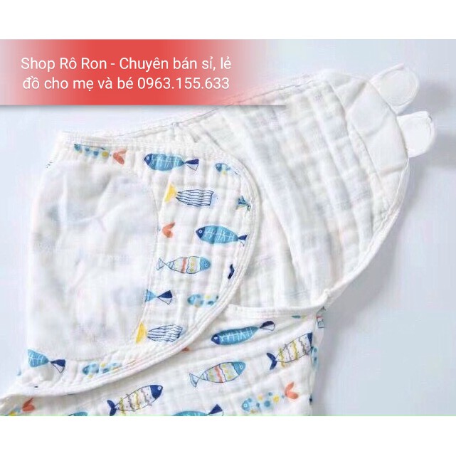 [Mã FMCG8 giảm 8% đơn 500K] Ủ KÉN CHỐNG GIẬT MÌNH ADEN SWADDLE