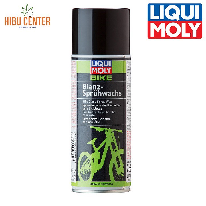 Sáp đánh bóng sơn xe đạp LIQUI MOLY Bike Gloss Spray Wax 6058 400ml