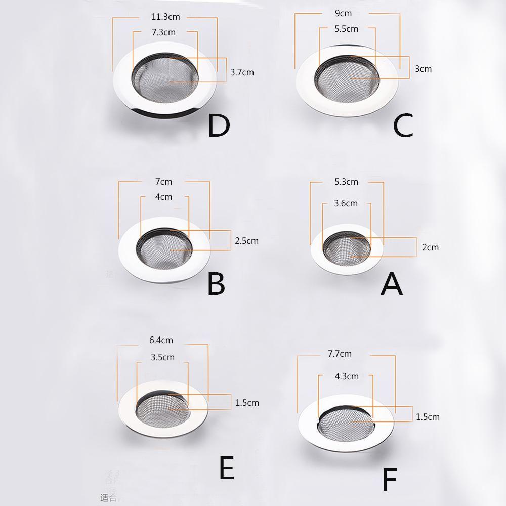 UUMIR Lưới lọc rác bồn rửa chén/bồn tắm chống tắc nghẽn tiện dụng