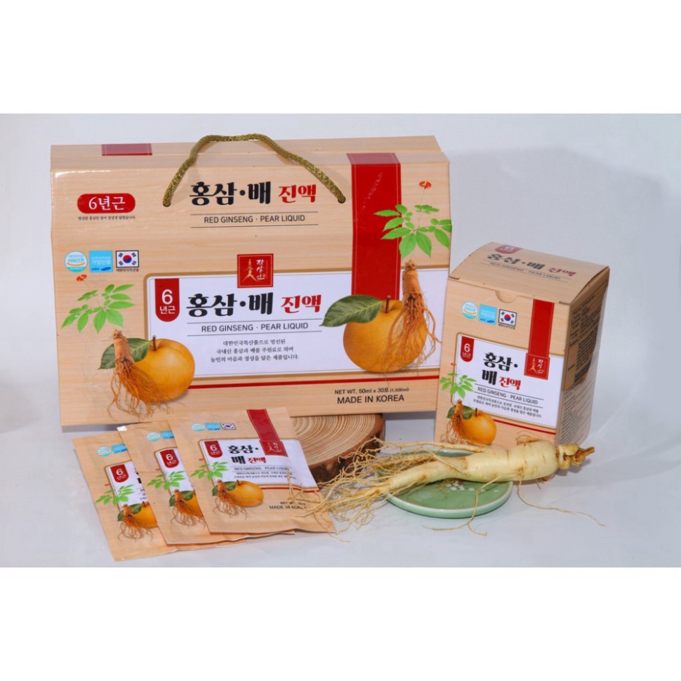 Nước Uống Chiết Xuất Hồng Sâm Lê Tươi Hàn Quốc Jirisan Nonghuyp