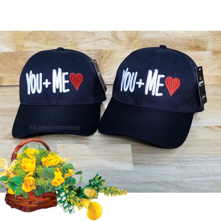 Nón Cặp Thời Trang You + Me Cao Cấp