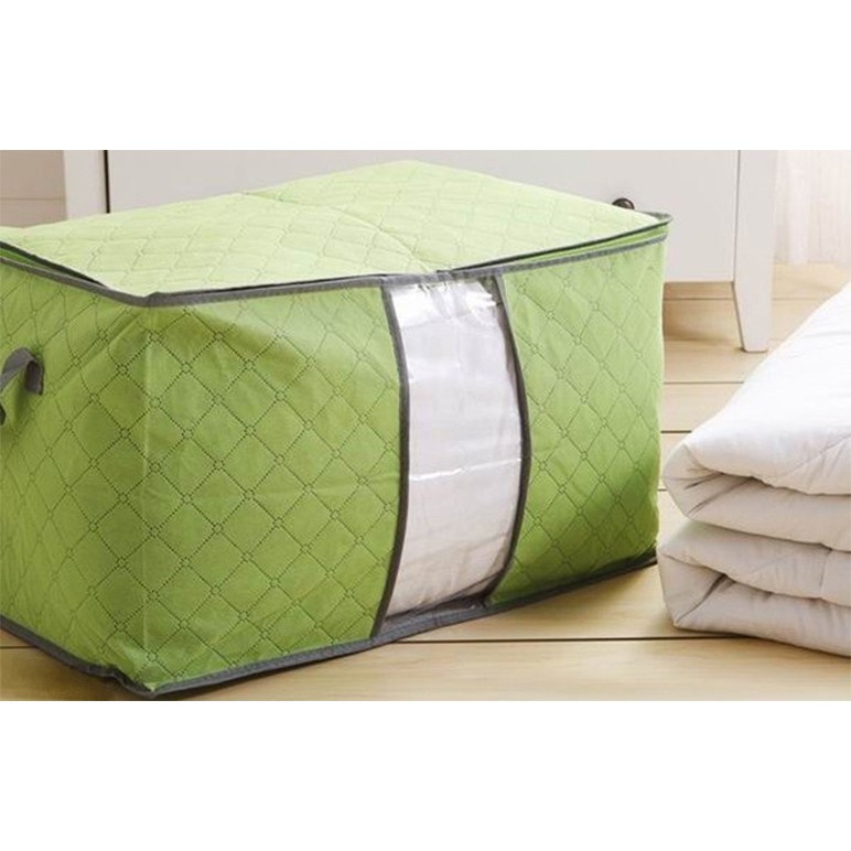 Sỉ 03 Túi Vải Đựng Quần Áo Chăn Màn Mền Big Size 60Cm Loại 1 - Túi Đựng Đồ Cỡ Lớn Dáng Ngang Đa Năng