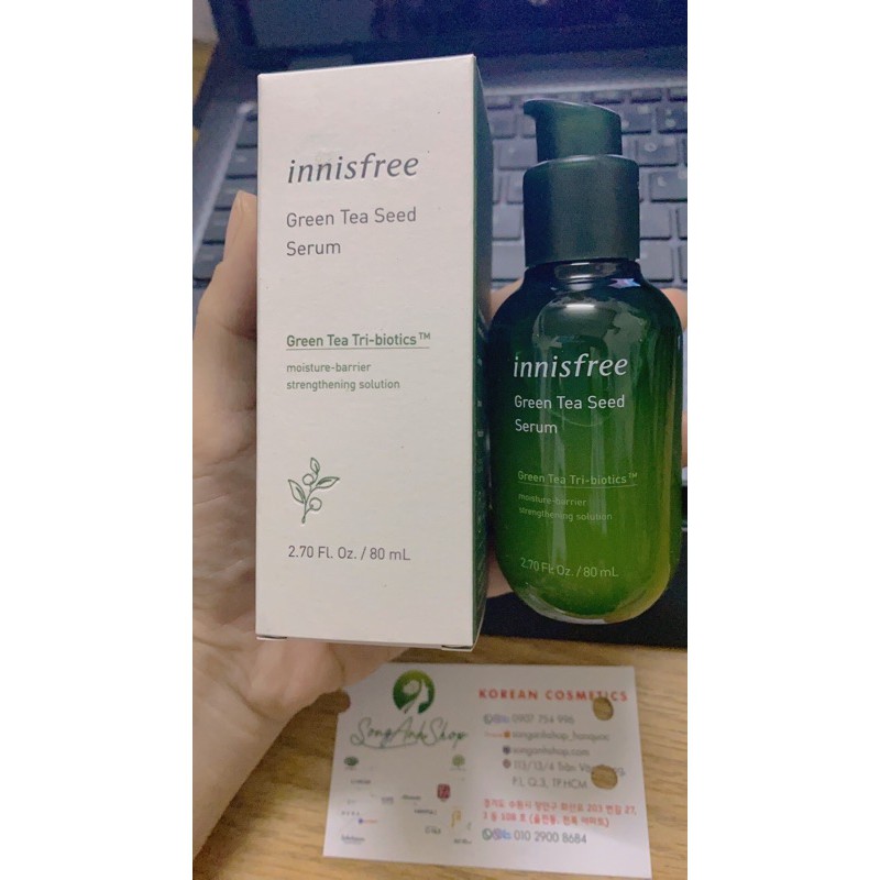 Tinh Chất Trà Xanh Innisfree The Green Tea Seed Serum 80ml