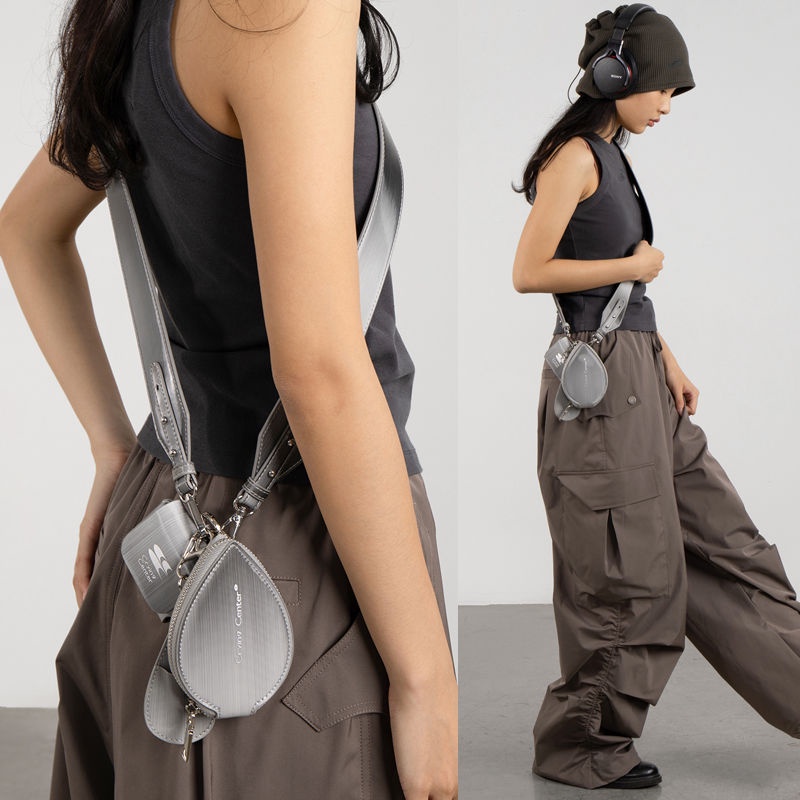 Ví Đựng Tai Nghe / Tiền Xu Màu Gradient Phong Cách Punk