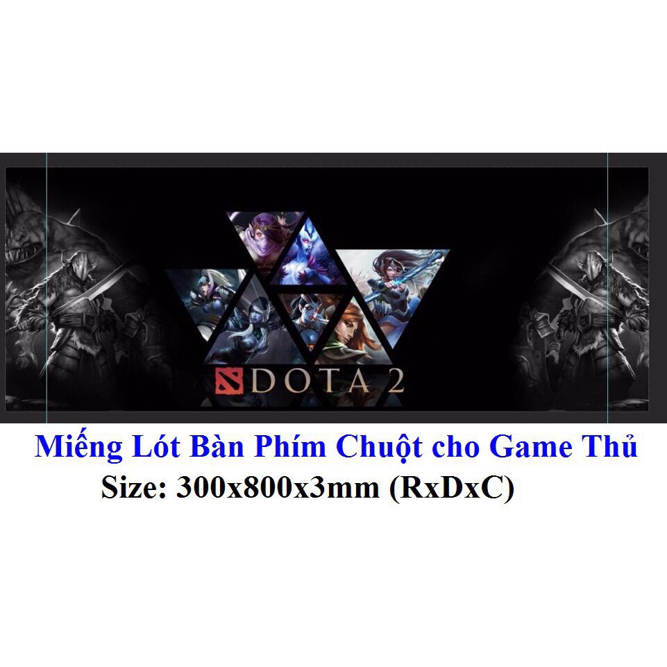 🎁Deal Hot🎁 Miếng Lót Bàn Phím Chuột S6 Cho Game Thủ (300x800x3mm)