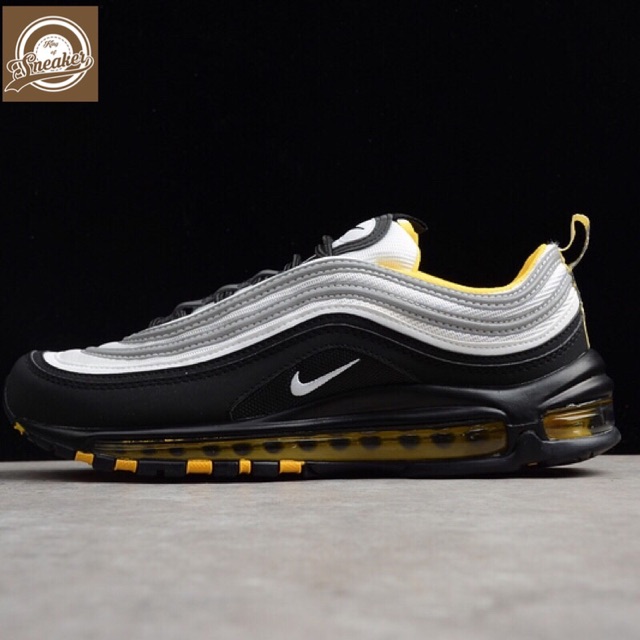 NEW- | Bán Chạy | Giầy thể thao AIR MAX 97 black white đen trắng dạo phố nam, nữ cực chất KHO Xịn Nhẩt 2021 $ ˇ * ₐ . "