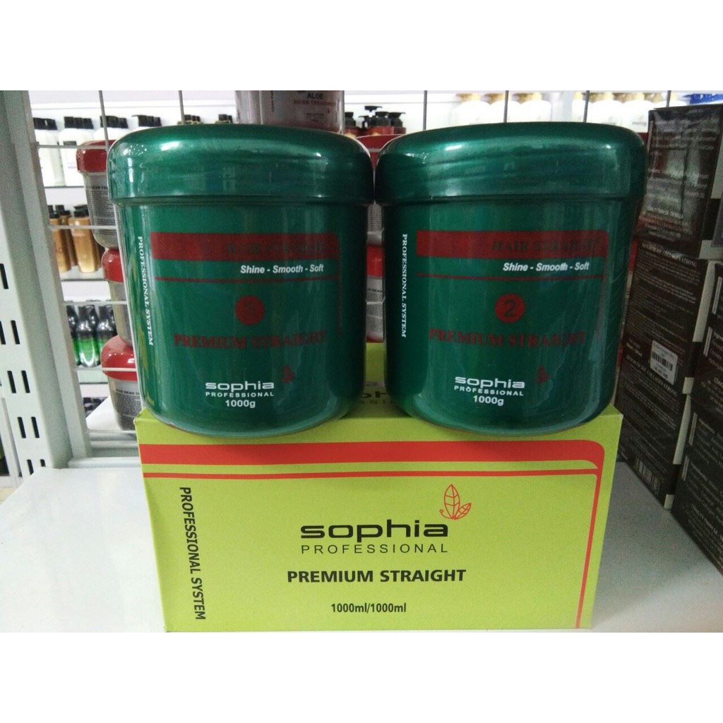 Thuốc ép duỗi Sophia Premium Straight 1000ml x2