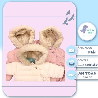 Áo phao lót lông xuất dư bé gái.Bibon baby