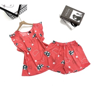 Bộ tole đùi mặc nhà, đồ bộ tole đùi cánh tiên vnxk f21